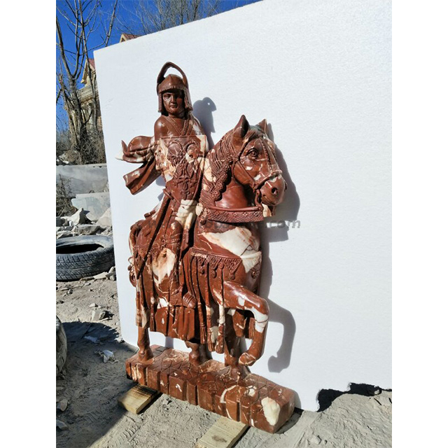 Buy Natural Marble Knight Statue from China XIAMEN HIBO STONE